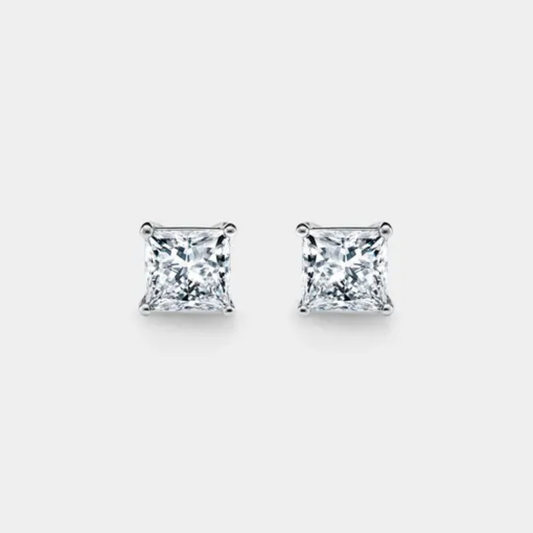VVS Princess-cut Earrings