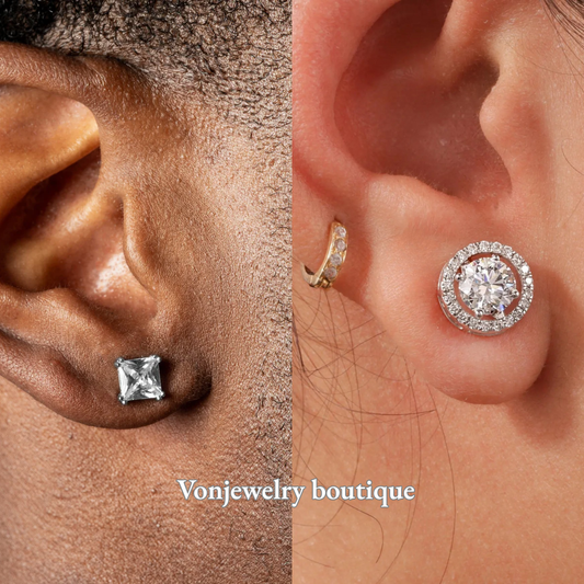 Princess-cut & Martini-Halo Set