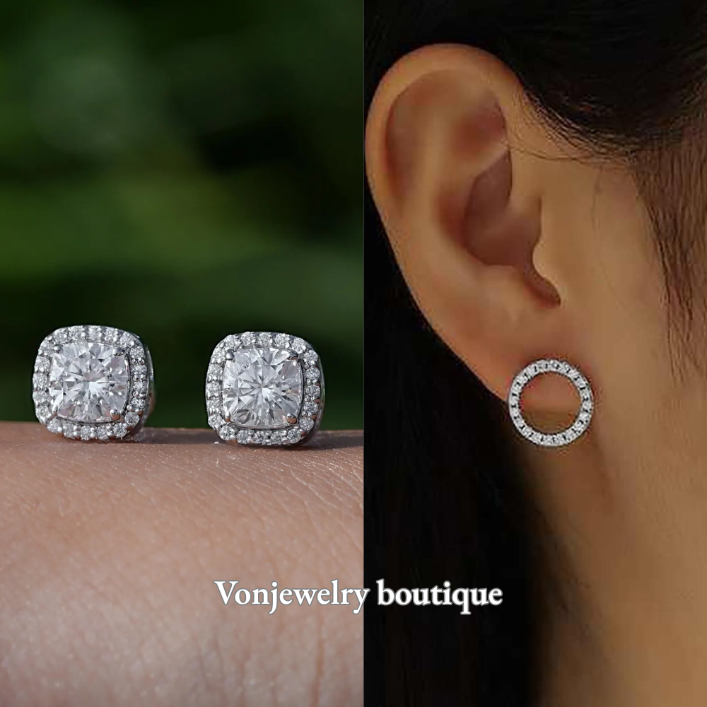 Cushion-Halo & VVS-Eternity Set