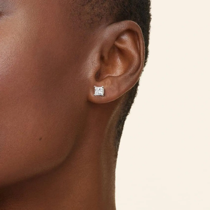 VVS Princess-cut Earrings
