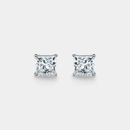 VVS Princess-cut Earrings