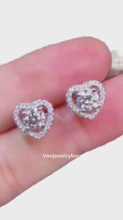 VVS Diana Heart Earrings